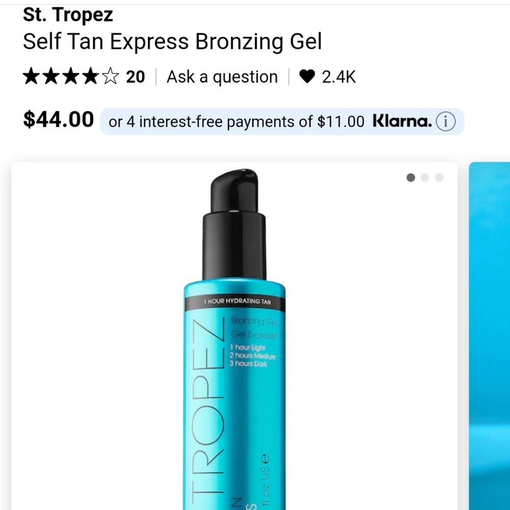 Bronzing Gel